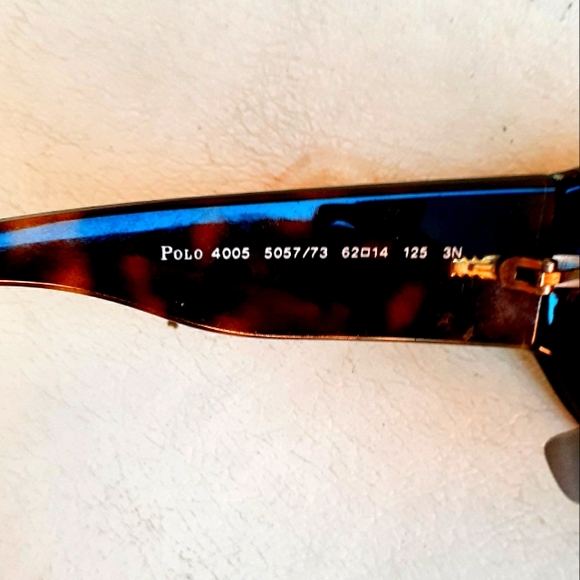 VTG Polo Ralph Lauren Sunglasses Frames Leopard Tortoise frames Shades Italy - Picture 5 of 13